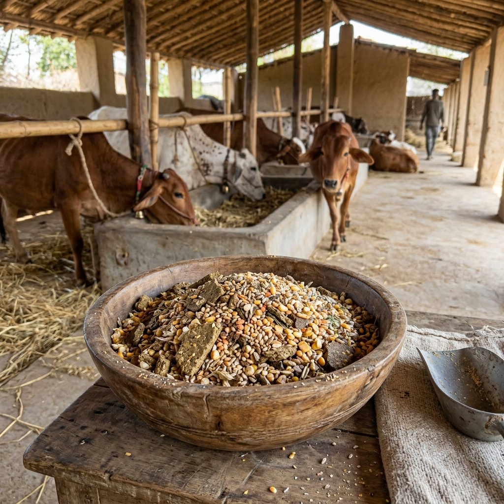 Gau Gras & Jaggery Seva
